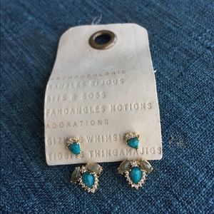 NWT Anthropologie Turquoise drop Earrings